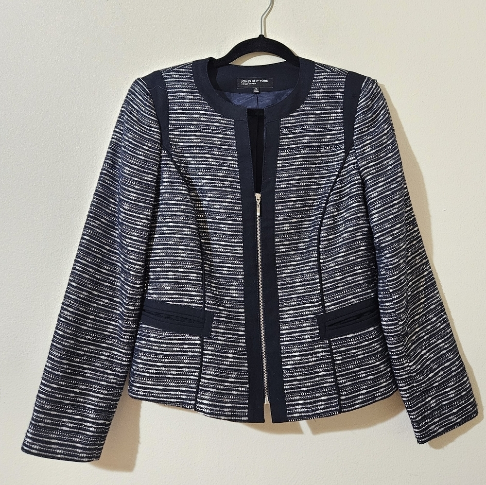 Jones New York Striped Blazer